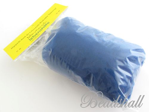 50 g Filzwolle Neuseelandwolle Farbe Blau