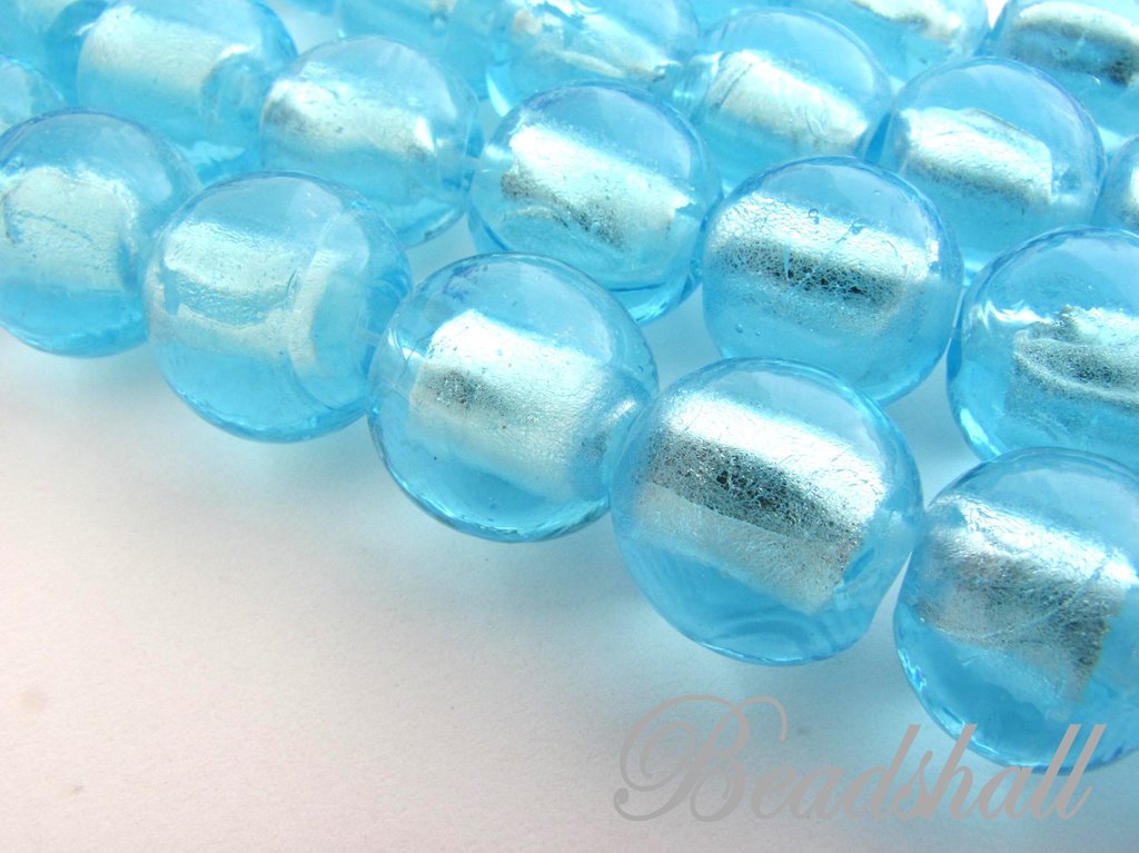 Plastikperlen 15 Stück Kunststoffperlen Kugel 12 mm dunkelblau transparent 
