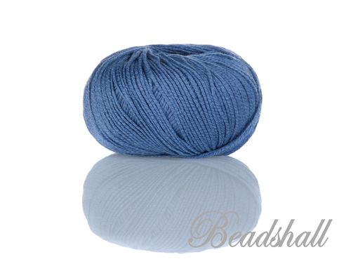 Baby soft Bio-Baumwolle mit Sojafasern 148 Mittelblau